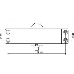 Armadillo Доводчик дверной морозостойкий LY3 65 кг (белый)