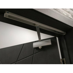 Доводчик Armadillo (Армадилло) дверной со скользящей тягой DCSLIDER85 (DCS-85) AL