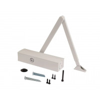 Дверной доводчик GEZE TS 2000 VBC EN2/4/5, ТЕЛО БЕЗ ТЯГИ Белый