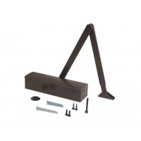 Дверной доводчик GEZE TS 2000 VBC EN2/4/5, ТЕЛО БЕЗ ТЯГИ Коричневый