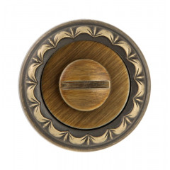 Фиксатор поворотный Extreza WC R02 матовая бронза F03