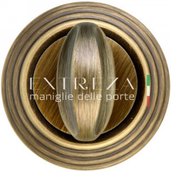 Фиксатор поворотный Extreza WC R05 матовая бронза F03
