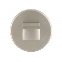 Фиксатор поворотный круглый Extreza Hi-tech WC-R12 матовый никель сатин F20