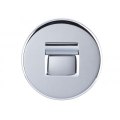 Фиксатор поворотный круглый Extreza Hi-tech WC-R12 полированный хром F04