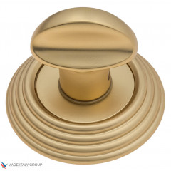 Фиксатор поворотный на круглом основании Fratelli Cattini WC-2 D8-BS матовая латунь