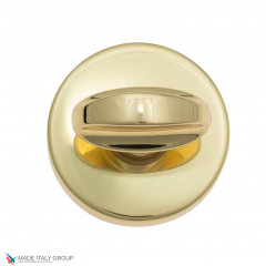 Фиксатор поворотный на круглом основании Fratelli Cattini WC 7-OLV полированная латунь