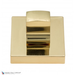 Фиксатор поворотный на квадратном основании Fratelli Cattini WC 8-OLV полированная латунь