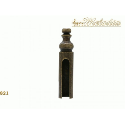 MELODIA 821 Колпачок для ввертной петли 14 mm 3D АНТИЧНАЯ БРОНЗА