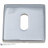Накладка Накладка под ключ буратино на квадр. основании Fratelli Cattini KEY 8FS-CR полированный хром 2 шт.