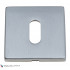 Накладка Накладка под ключ буратино на квадр. основании Fratelli Cattini KEY 8FS-CS матовый хром 2 шт.