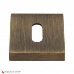 Накладка под ключ буратино на квадратном основании Fratelli Cattini KEY 8-BY матовая бронза 2 шт.