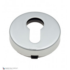 Накладка под цилиндр на круглом основании Fratelli Cattini CYL 7-CR полированный хром 2 шт.