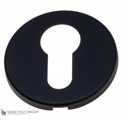 Накладка под цилиндр на круглом основании Fratelli Cattini CYL 7FS-NM матовый черный 2 шт.