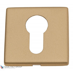 Накладка под цилиндр на квадратном основании Fratelli Cattini CYL 8FS-BS матовая латунь 2 шт.