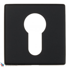 Накладка под цилиндр на квадратном основании Fratelli Cattini CYL 8FS-NM матовый черный 2 шт.