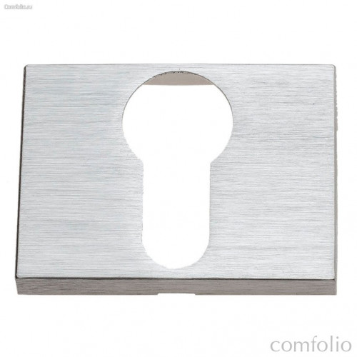 Накладка Накладка под цилиндр на прямоугольном основании Fratelli Cattini CYL 6-CS матовый хром 2 шт.