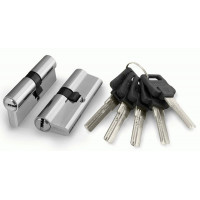 Цилиндровый механизм D500/60 mm (25+10+25) 5 кл. Хром