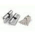 Цилиндровый механизм R300/60 mm (25+10+25) 5 кл. Хром