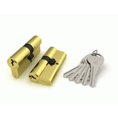 Цилиндровый механизм R300/68 mm (26+10+32) 5 кл. Латунь