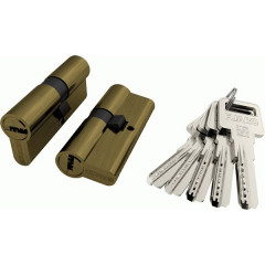 Цилиндровый механизм R600/60 mm (25+10+25) 5 кл. Бронза