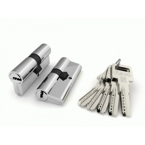 Цилиндровый механизм R600/60 mm (25+10+25) 5 кл. Хром