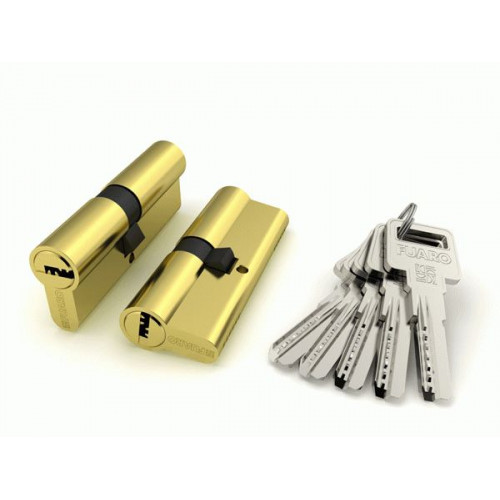 Цилиндровый механизм R600/70 mm-BL (30+10+30) 5 кл. Латунь