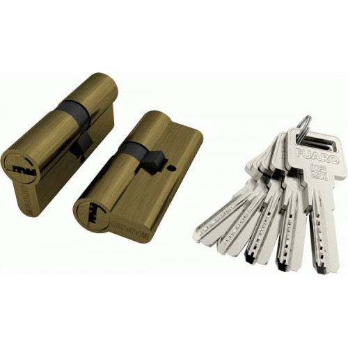 Цилиндровый механизм R600/70 mm (30+10+30) 5 кл. Бронза