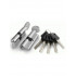 Цилиндровый механизм с вертушкой D502/80 mm (35+10+35) 5 кл. Хром