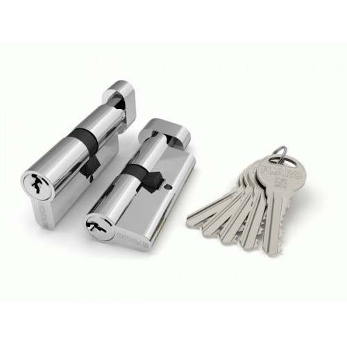 Цилиндровый механизм с вертушкой R302/68 mm (26+10+32) 5 кл. Хром