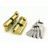 Цилиндровый механизм с вертушкой R602/60 mm (25+10+25) 5 кл. Латунь