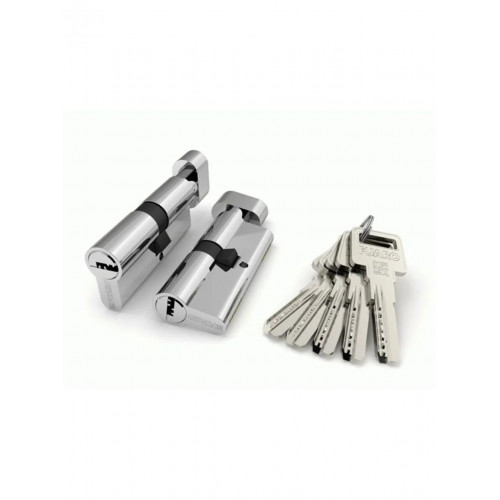 Цилиндровый механизм с вертушкой R602/68 mm (26+10+32) 5 кл. Хром