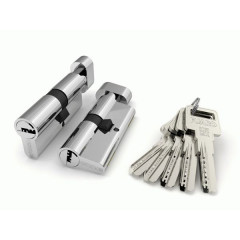 Цилиндровый механизм с вертушкой R602/75 mm (35+10+30) 5 кл. Хром
