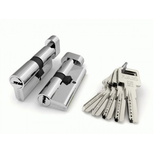 Цилиндровый механизм с вертушкой R602/90 mm (45+10+35) 5 кл. Хром