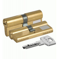 Цилиндровый механизм 164 BN/64 (32+10+32) 5 кл. Латунь
