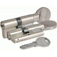 Цилиндровый механизм  с вертушкой 164 SM/90 (40+10+40) 5 кл. Никель