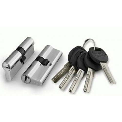 Цилиндровый механизм A200/80 mm (30+10+40) 5 кл. Матовый никель