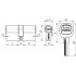 Цилиндровый механизм A200/80 mm (30+10+40) 5 кл. Матовый никель