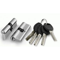 Цилиндровый механизм A200/80 mm (35+10+35) 5 кл. Матовый никель