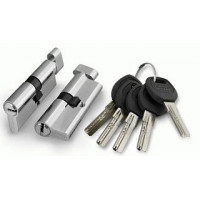 Цилиндровый механизм с вертушкой A202/100 mm (40+10+50) 5 кл. Матовый никель