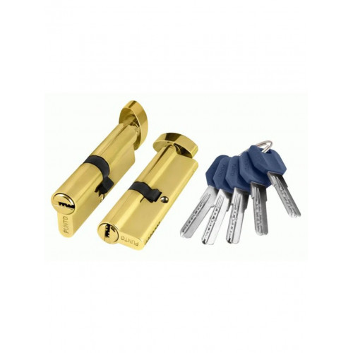 Цилиндровый механизм с вертушкой Z402/70 mm (30+10+30) 5 кл. Латунь