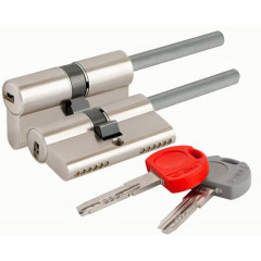 Цилиндровый механизм под вертушку (дл. шток) Cisa ASIX PRO OE307-91.12SD(75 мм/40+10+25) Никель