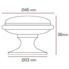 Дверной ограничитель Morelli DS6 IB Цвет-итальянская бронза