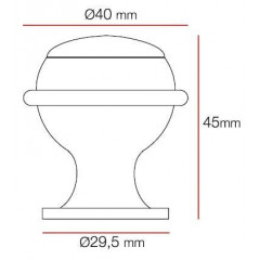 Дверной ограничитель Morelli DS7 IB Цвет-итальянская бронза