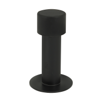 Дверной ограничитель настенный Vantage DS12BL INOX черный