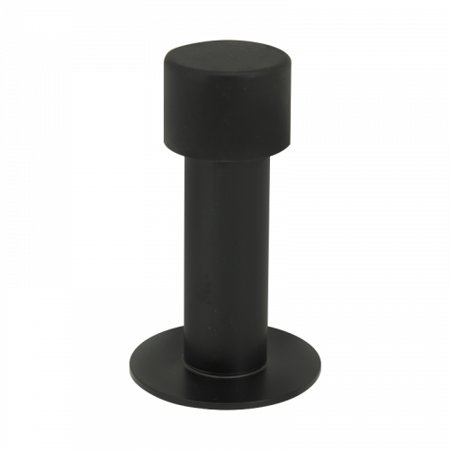 Дверной ограничитель настенный Vantage DS12BL INOX черный