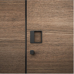 WC завертка M&T Magnetic квадратный черный TiN-K