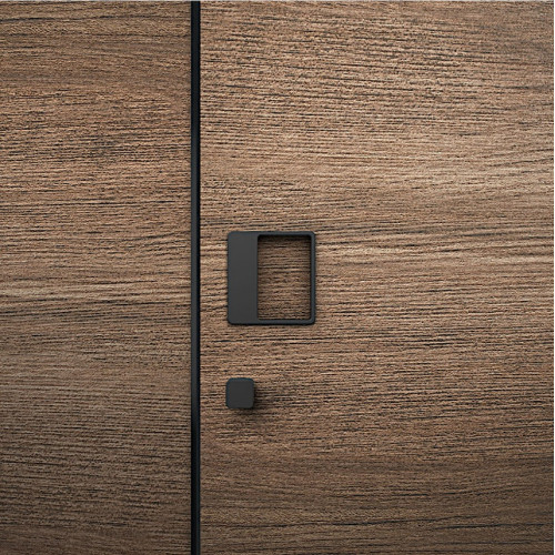 Завертка WC завертка M&T Magnetic квадратный черный TiN-K