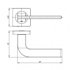 Ajax SPLINE JK SN/CP-3 матовый никель