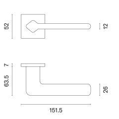 Aprile Lila Q 7S KG матовое золото