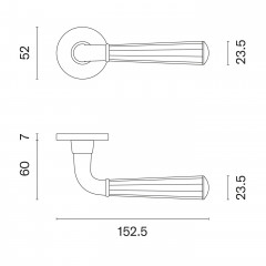 Aprile Marigold Duocolor R 7S черный-хром полированный